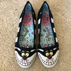 Irregular Choice Cheshire Cat flats size 10